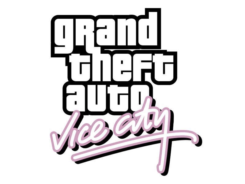 Grand Theft Auto Vice City Logo PNG Background
