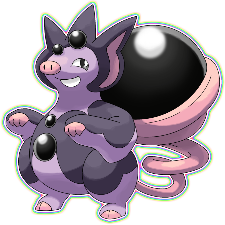 Grumpig Pokemon PNG Clipart Background