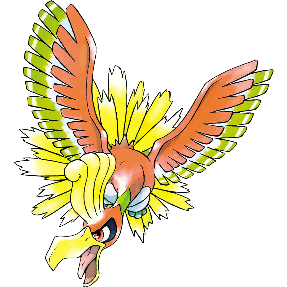 Ho Oh Pokemon PNG Clipart Background