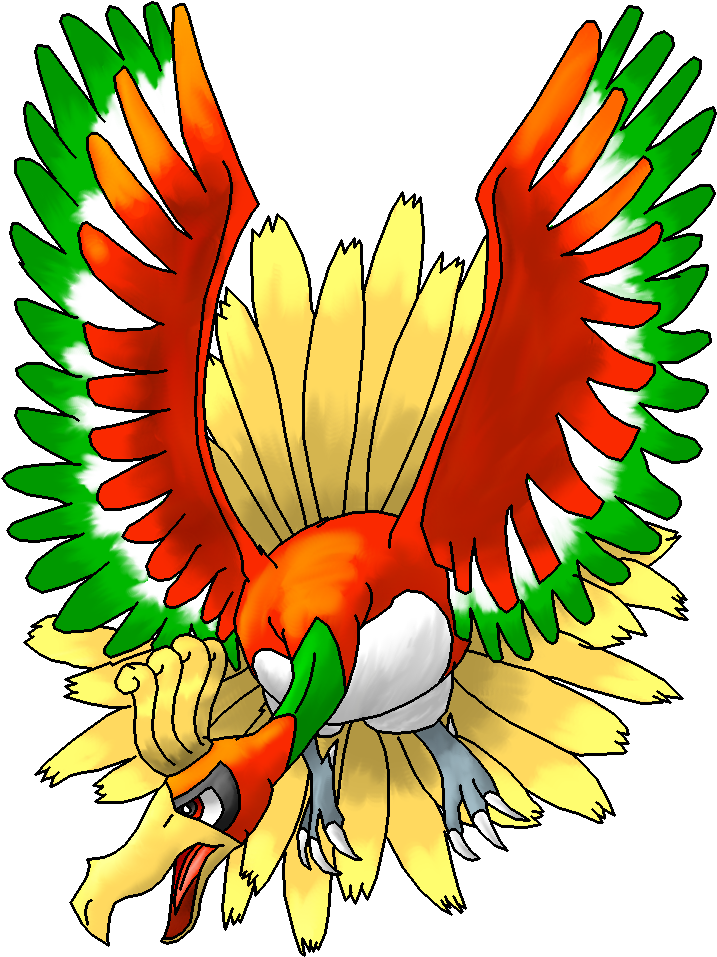 Ho Oh Pokemon PNG Images HD