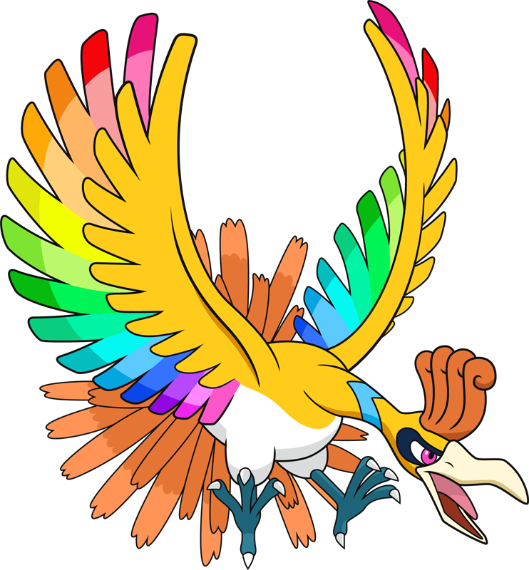 Ho Oh Pokemon PNG Photos