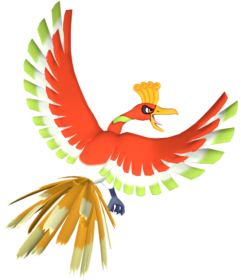 Ho Oh Pokemon PNG Pic Background