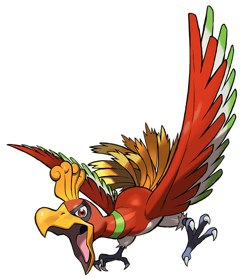 Ho Oh Pokemon Transparent Free PNG