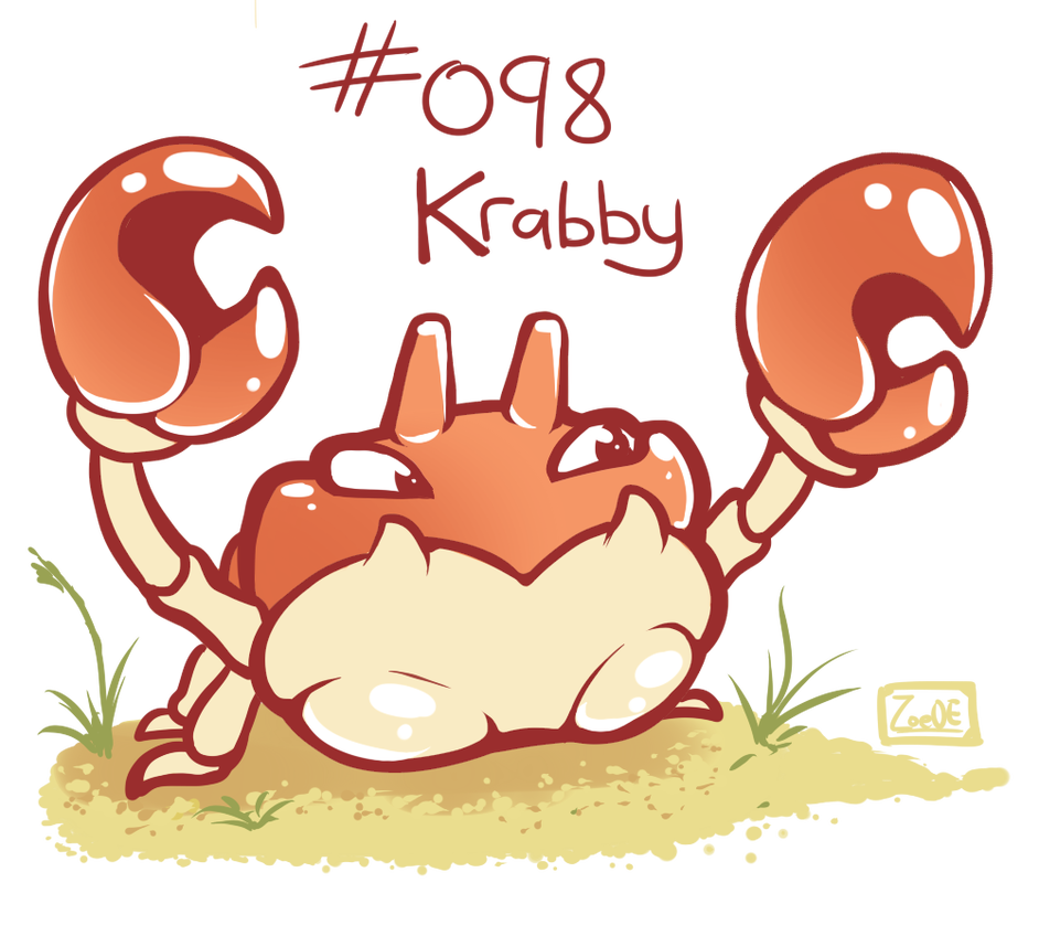 Krabby Pokemon No Background