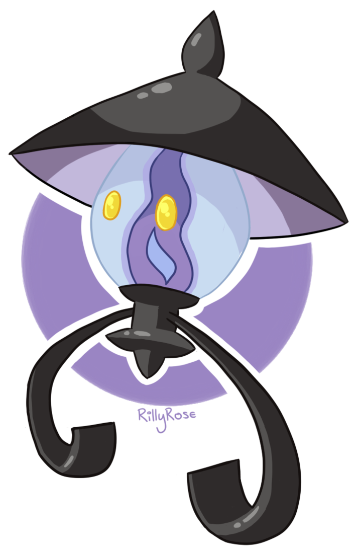 Lampent Pokemon PNG Background