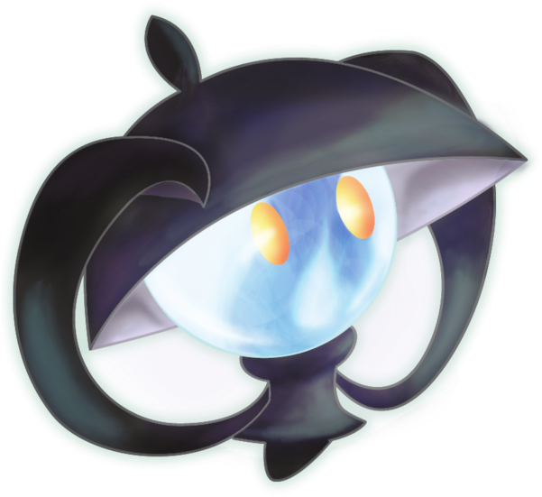 Lampent Pokemon PNG Clipart Background