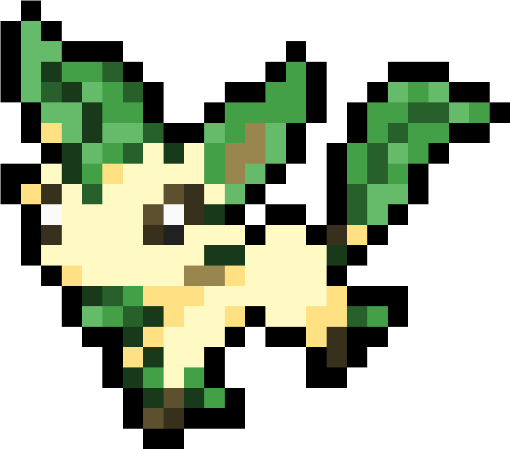 Leafeon Pokemon PNG Clipart Background
