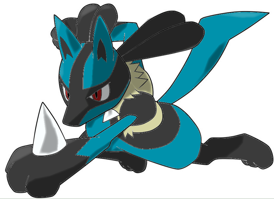 Lucario Pokemon PNG Clipart Background