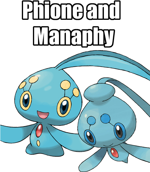 Manaphy Pokemon Background PNG