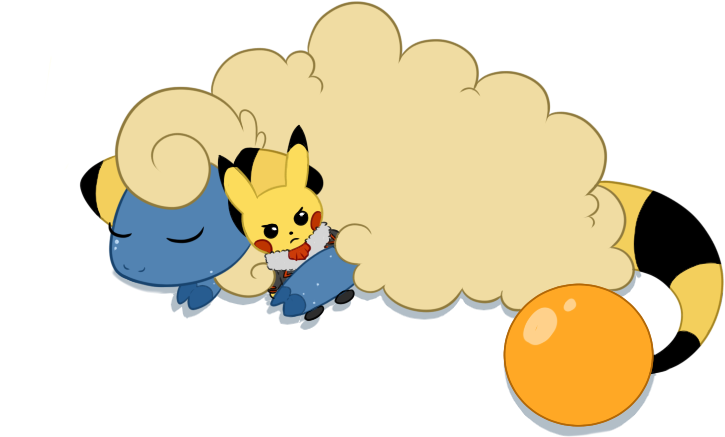 Mareep Pokemon PNG Background Clip Art