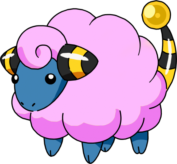 Mareep Pokemon PNG Clipart Background