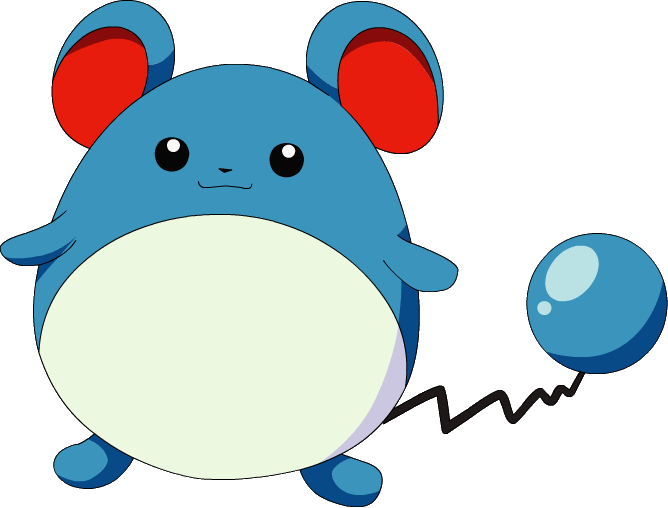 Marill Pokemon PNG Clipart Background