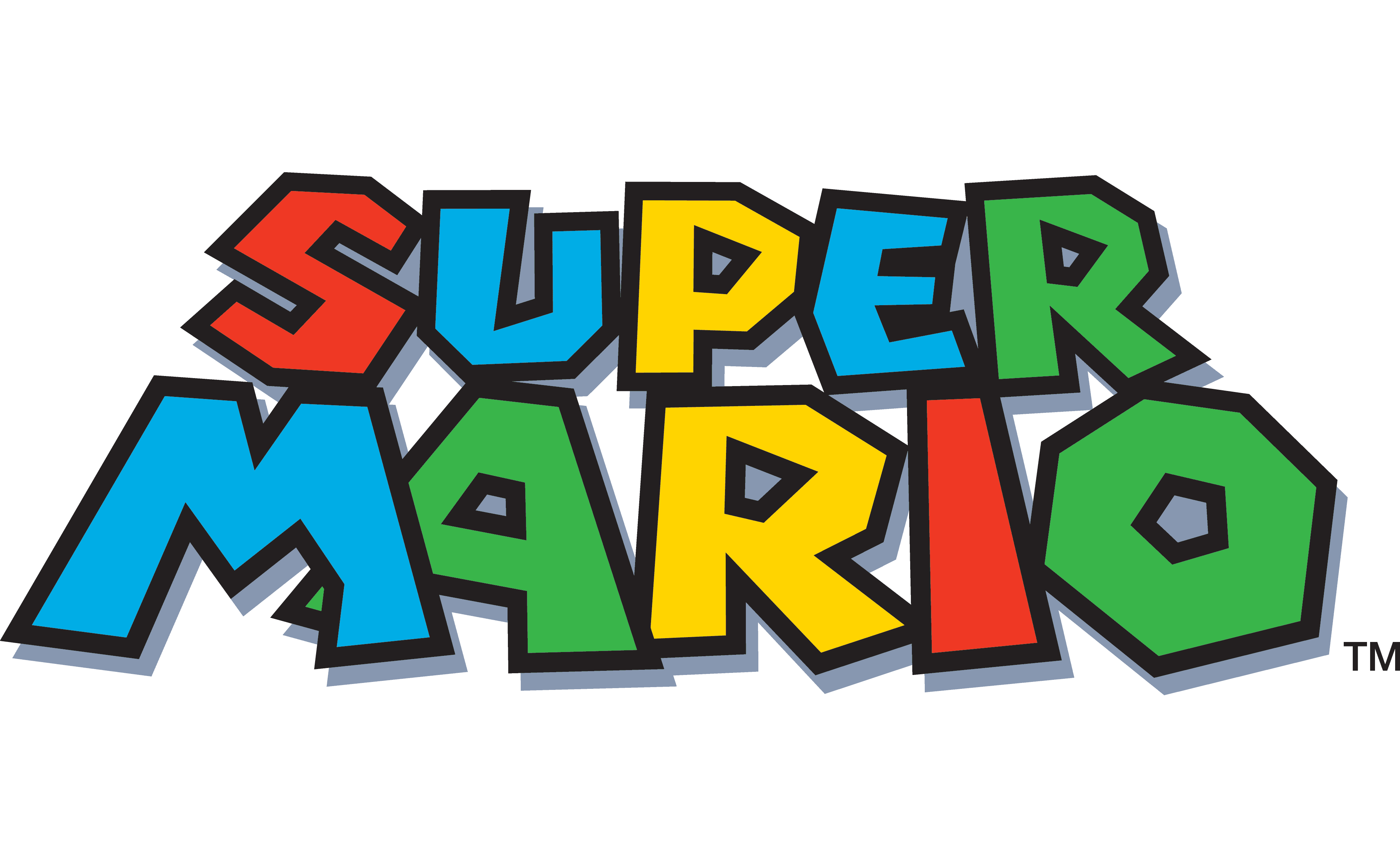 Mario Logo Background PNG Image