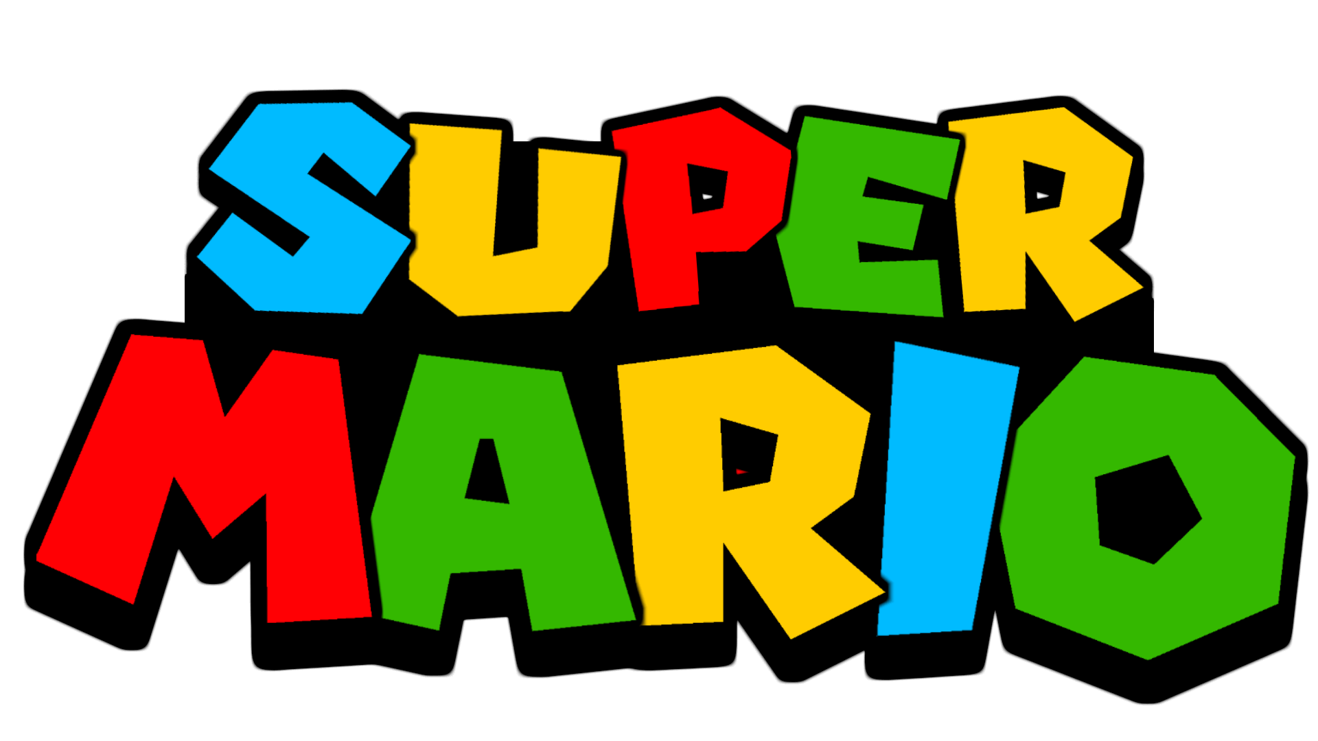 Mario Logo PNG Background