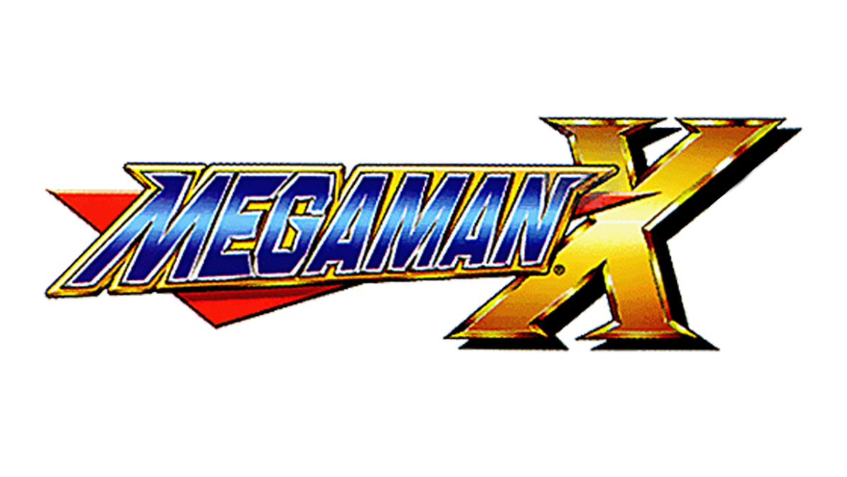 Mega Man Logo Background PNG Image