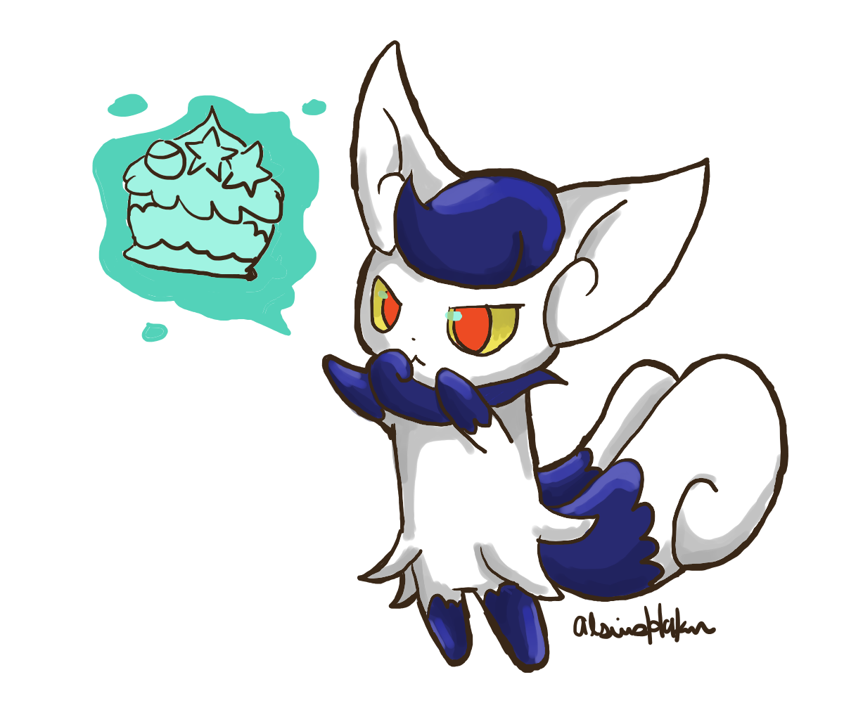 Meowstic Pokemon PNG Clipart Background