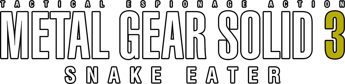 Metal Gear Solid 3 Snake Eater Logo PNG HD Photos