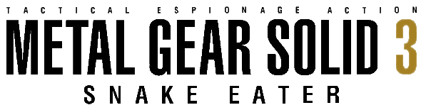 Metal Gear Solid 3 Snake Eater Logo PNG HD Quality