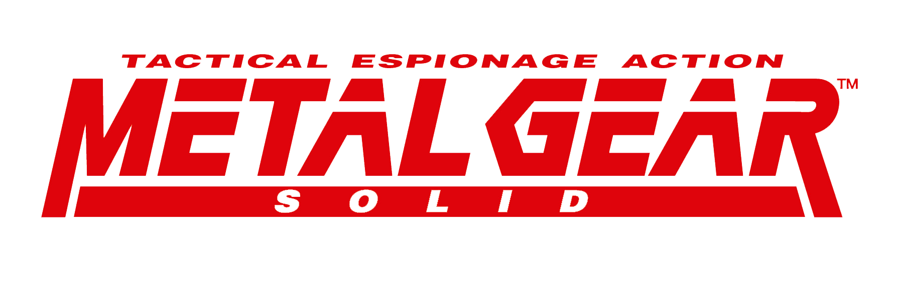 Metal Gear Solid Logo Background PNG Image