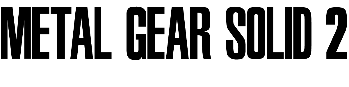 Metal Gear Solid Logo Transparent Free PNG