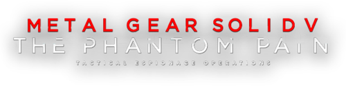 Metal Gear Solid V The Phantom Pain Logo Free PNG