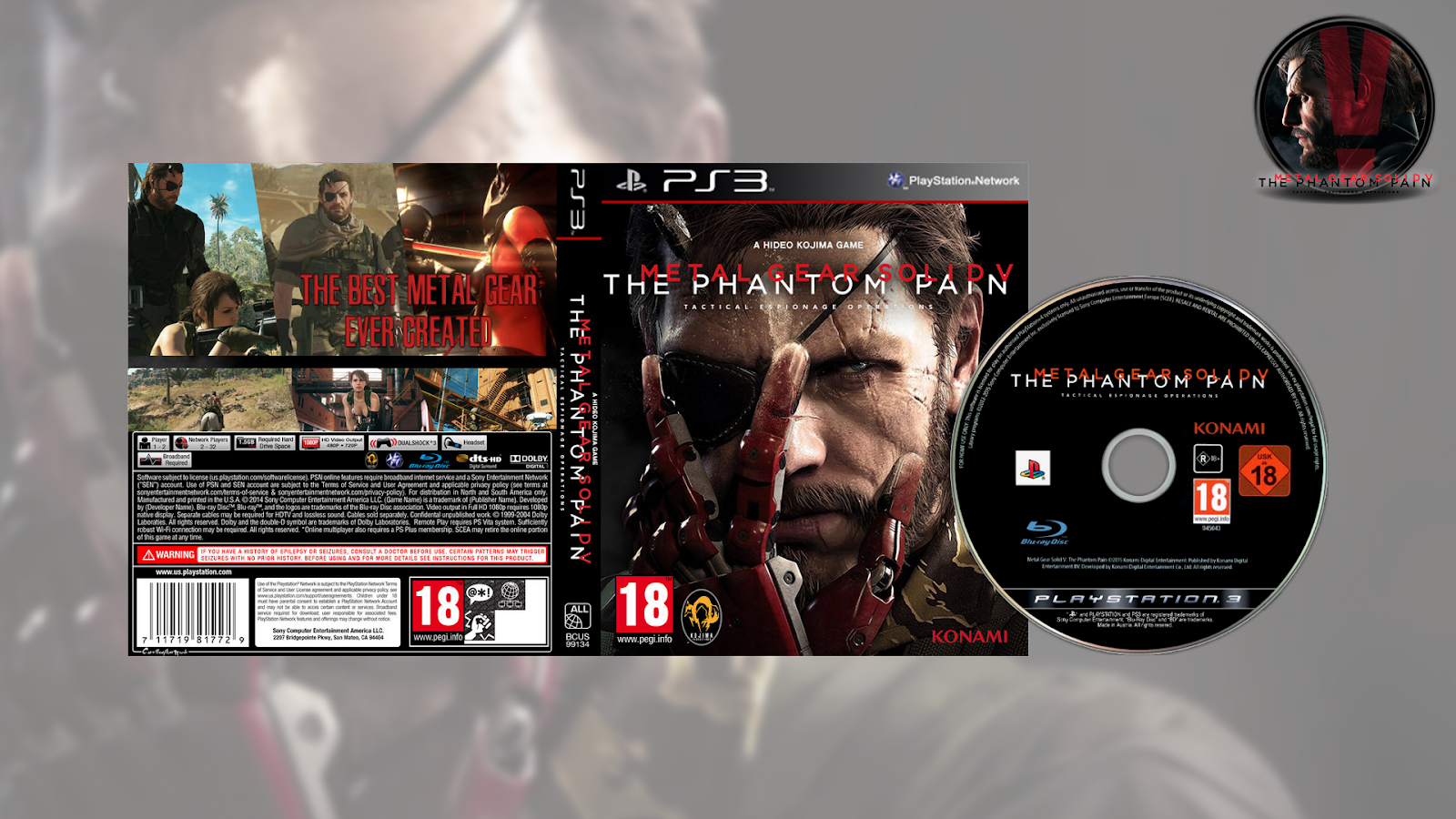 Metal Gear Solid V The Phantom Pain PNG HD Images