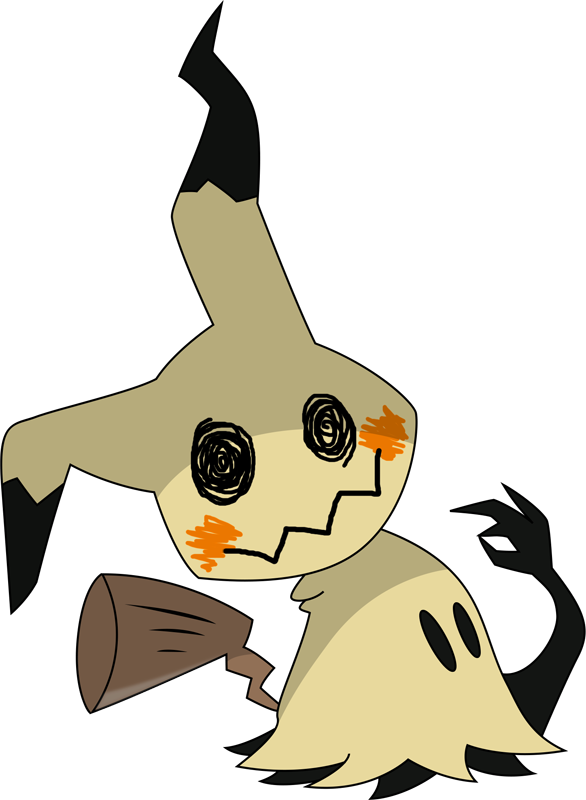 Mimikyu Pokemon Transparent Free PNG Clip Art