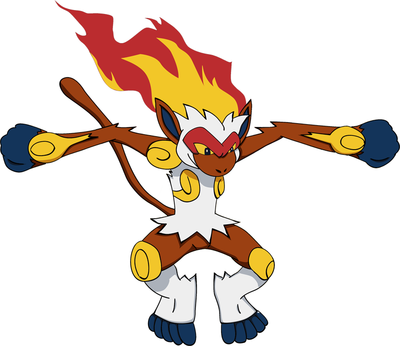 Monferno Pokemon PNG Clipart Background