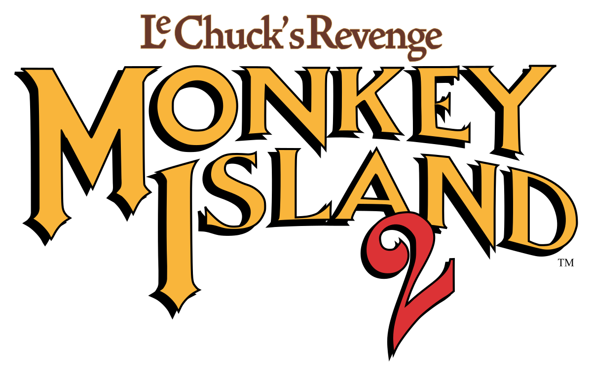 Monkey Island 2 LeChuck’s Revenge Logo Free PNG