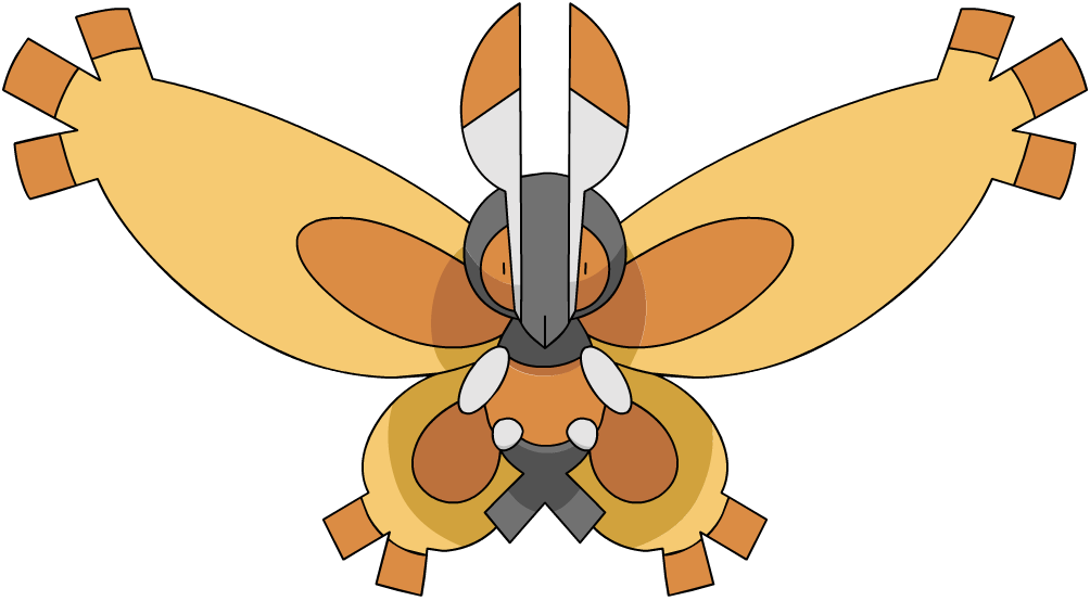 Mothim Pokemon Background PNG Image