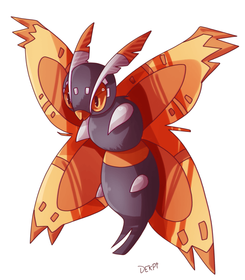 Mothim Pokemon Free PNG Clip Art