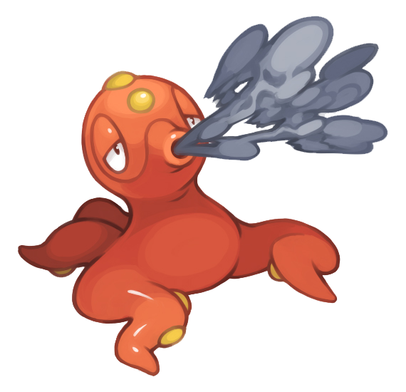 Octillery Pokemon PNG Background