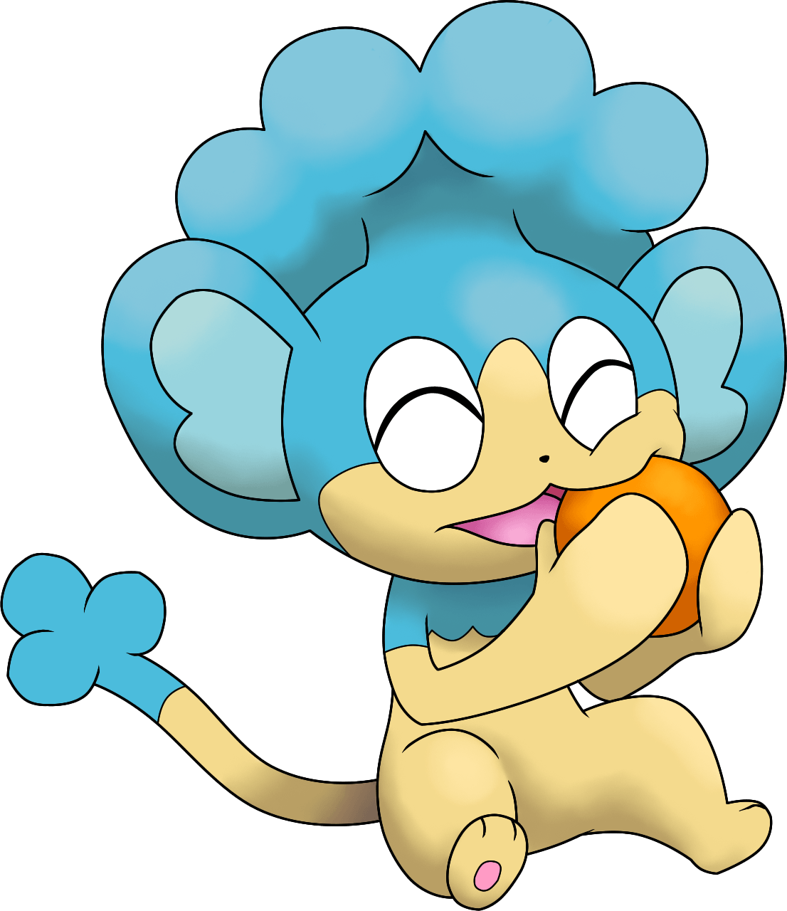 Panpour Pokemon PNG Photo Image