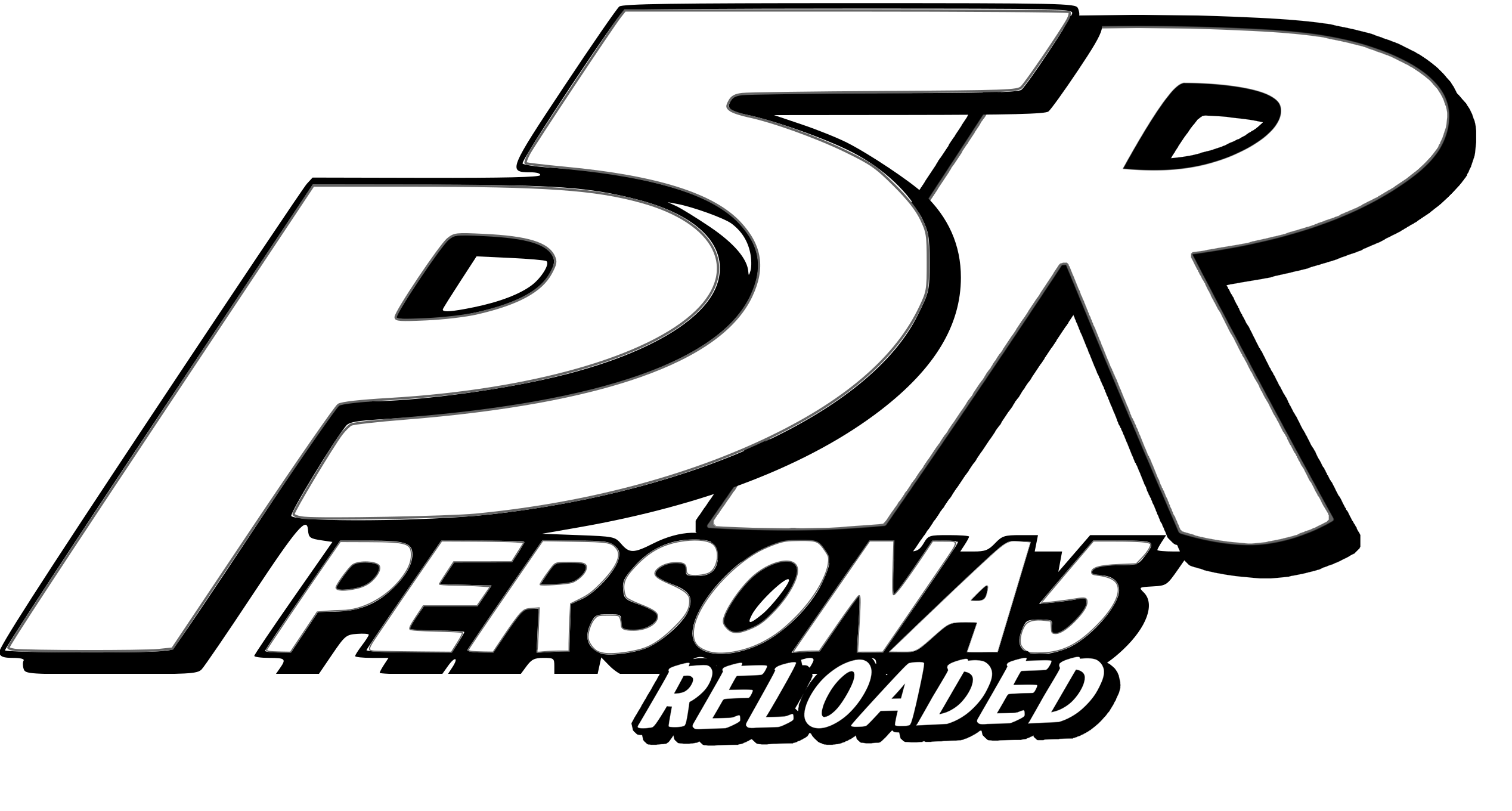 Persona 5 Logo PNG Background