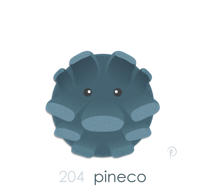 Pineco Pokemon PNG HD Quality