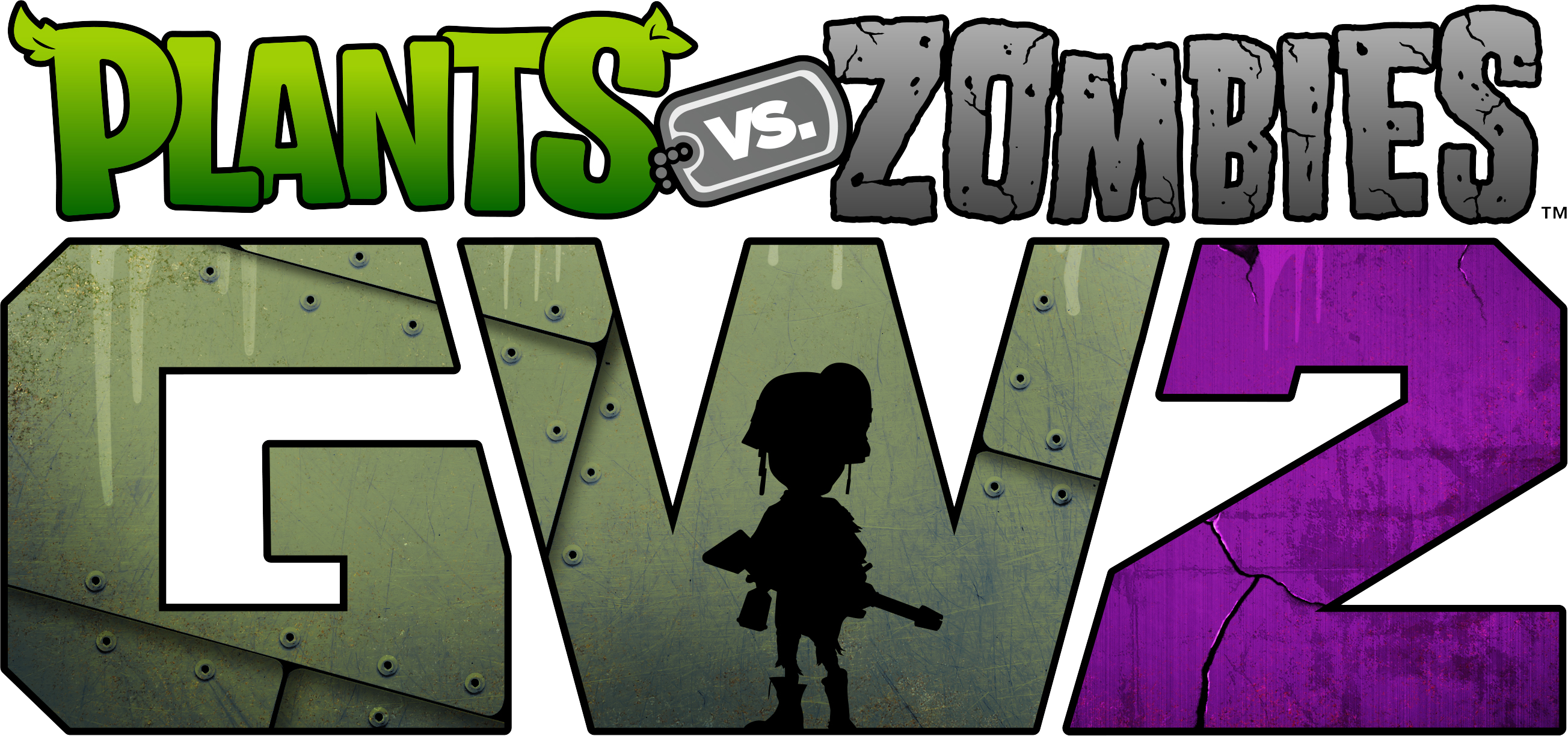 Plants Vs Zombies Logo Background PNG