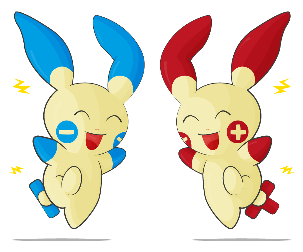 Plusle Pokemon PNG Pic Background