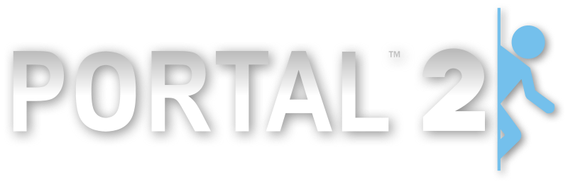 Portal 2 Logo Background PNG