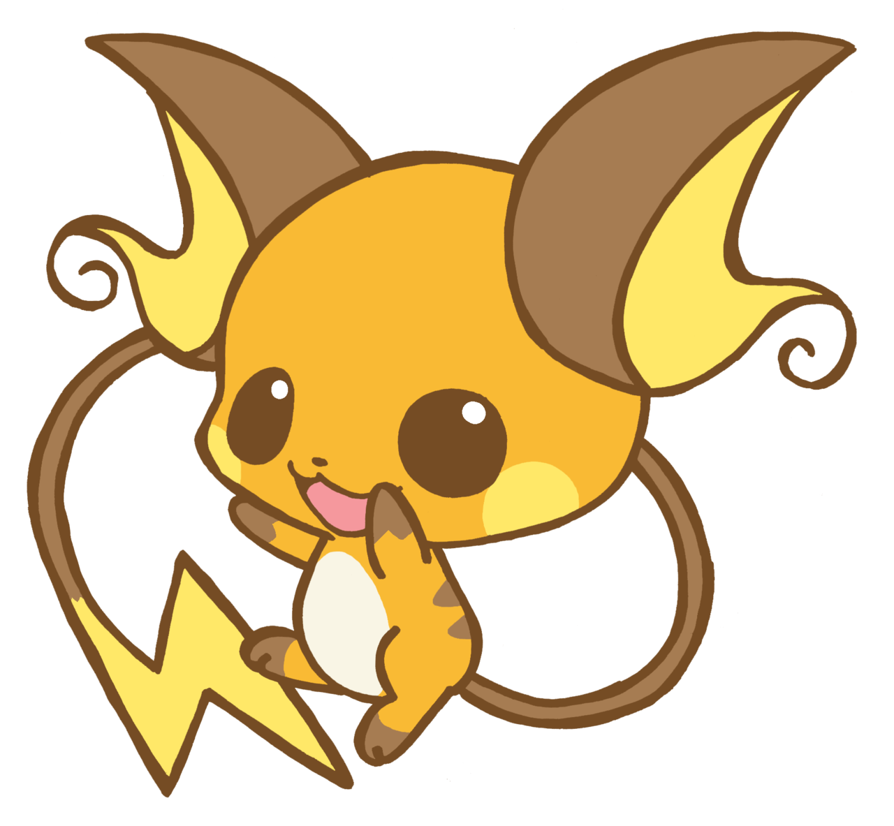Raichu Pokemon Background PNG