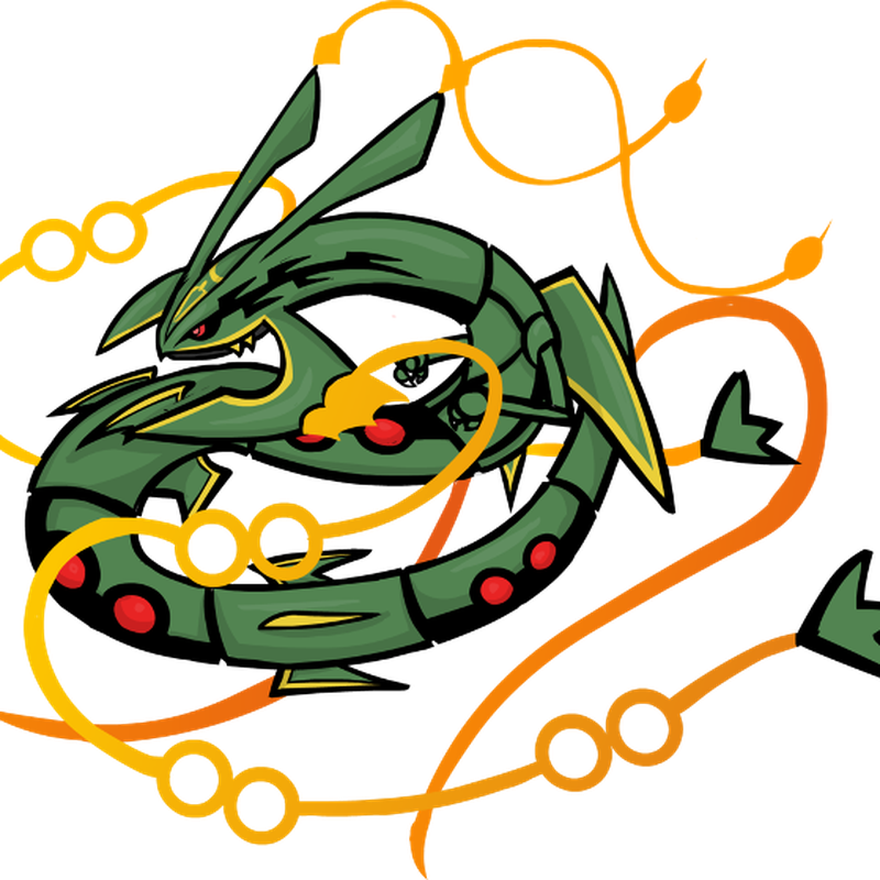 Rayquaza Pokemon PNG Clipart Background