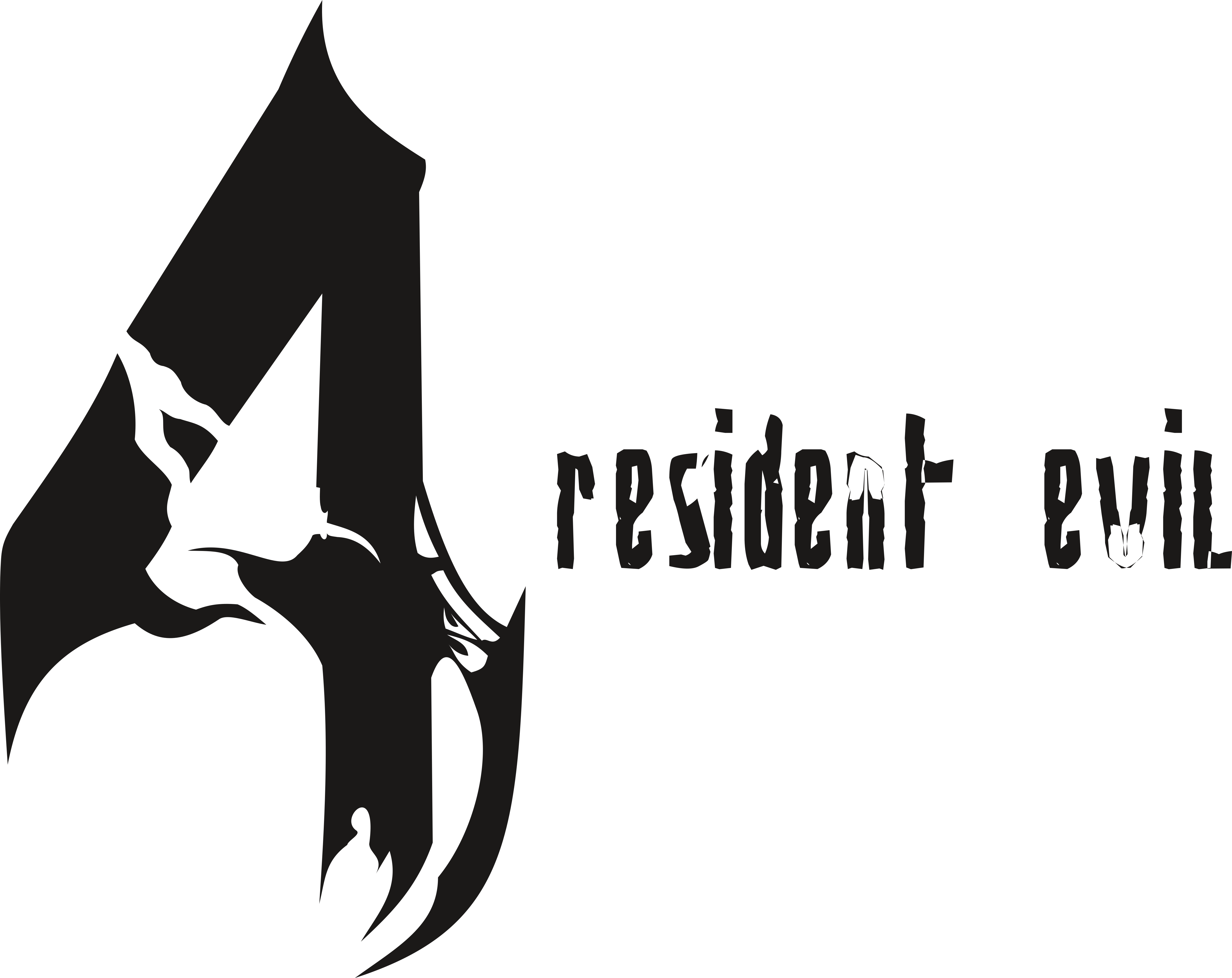 Resident Evil 4 Logo PNG HD Quality