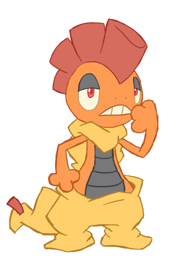 Scrafty Pokemon Background PNG Image
