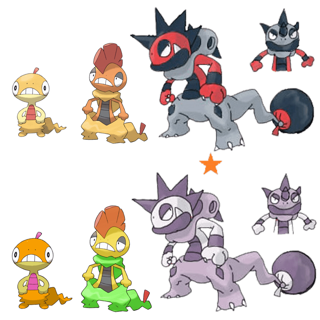 Scraggy Pokemon PNG Clipart Background