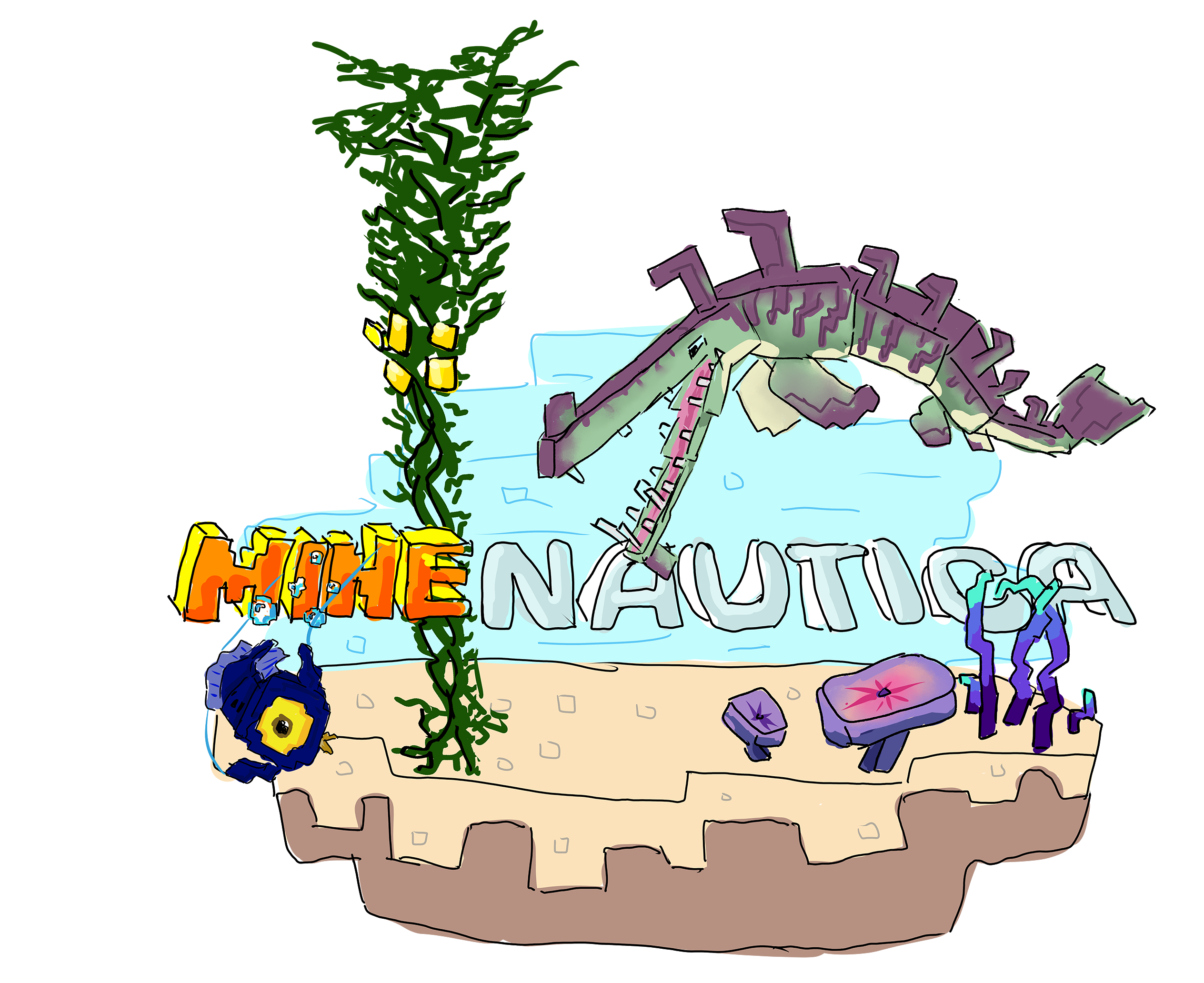 Subnautica Game PNG Background Clip Art