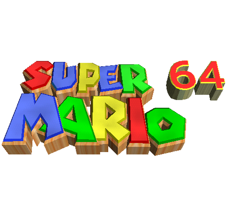 Super Mario 64 Logo PNG Pic Background