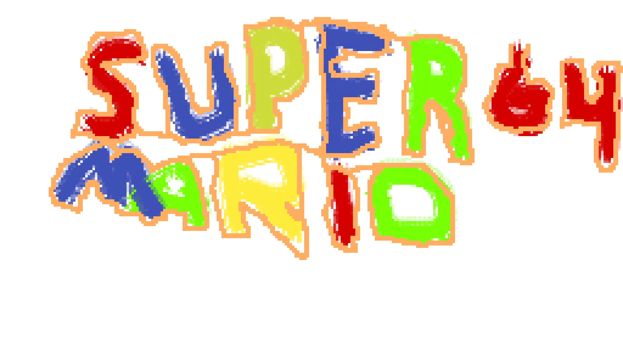 Super Mario 64 Logo Transparent Image