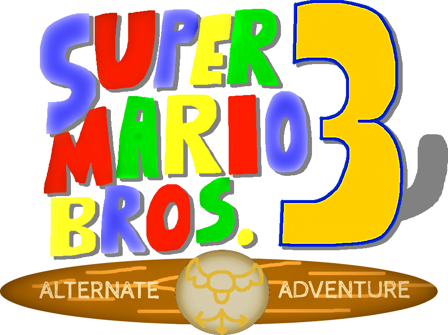 Super Mario Bros 3 Logo PNG Background