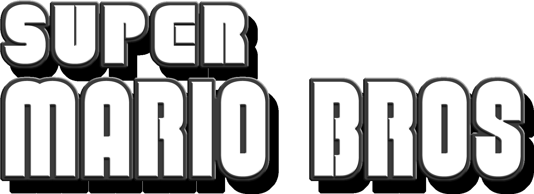 Super Mario Bros. Logo Background PNG