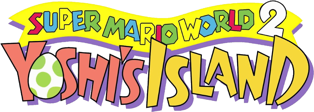 Super Mario World 2 Yoshi’s Island Logo PNG HD Photos