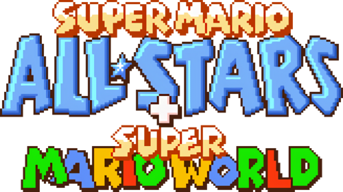 Super Mario World Logo Background PNG